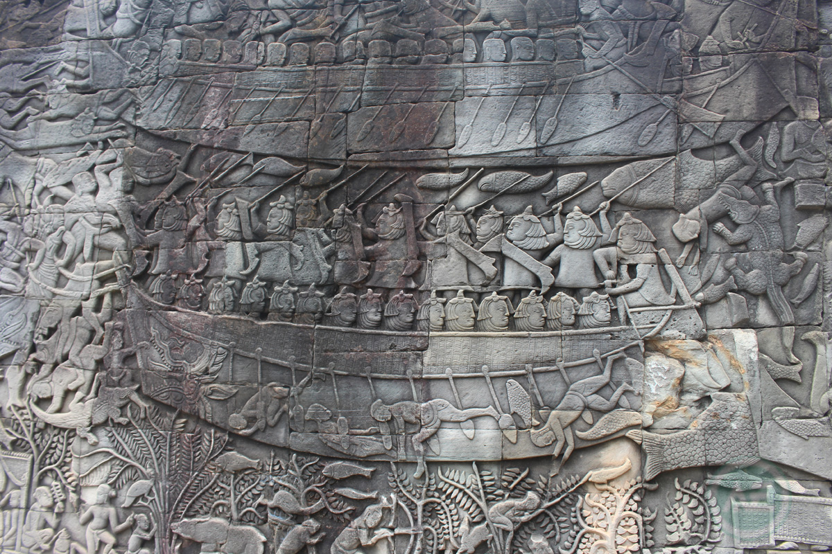 Stone-carving-Angkor-Thom-Siem-reap