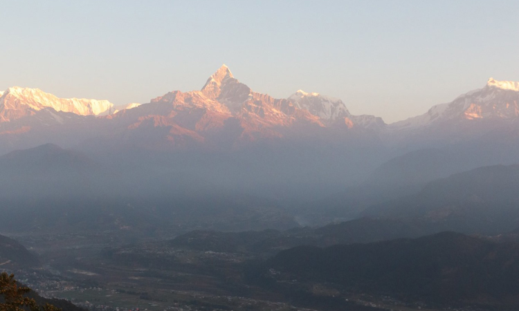 FISHTAIL VIEW FROM SARANGKOT