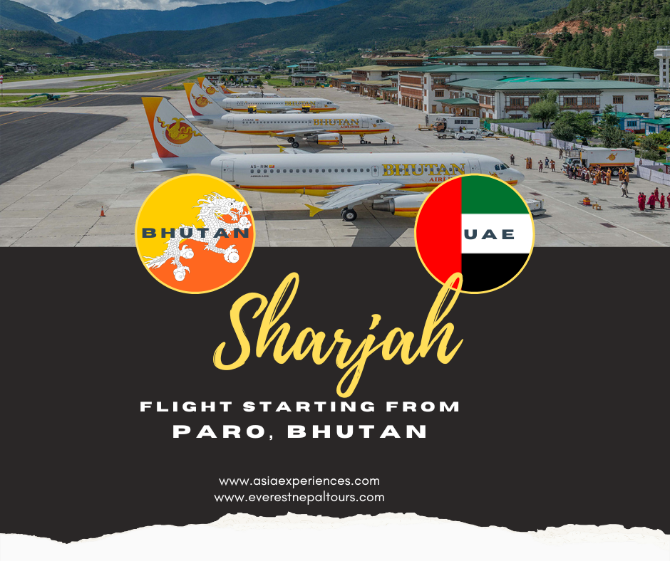 Bhutan Airlines Announced Direct Flights to UAE Sharjah