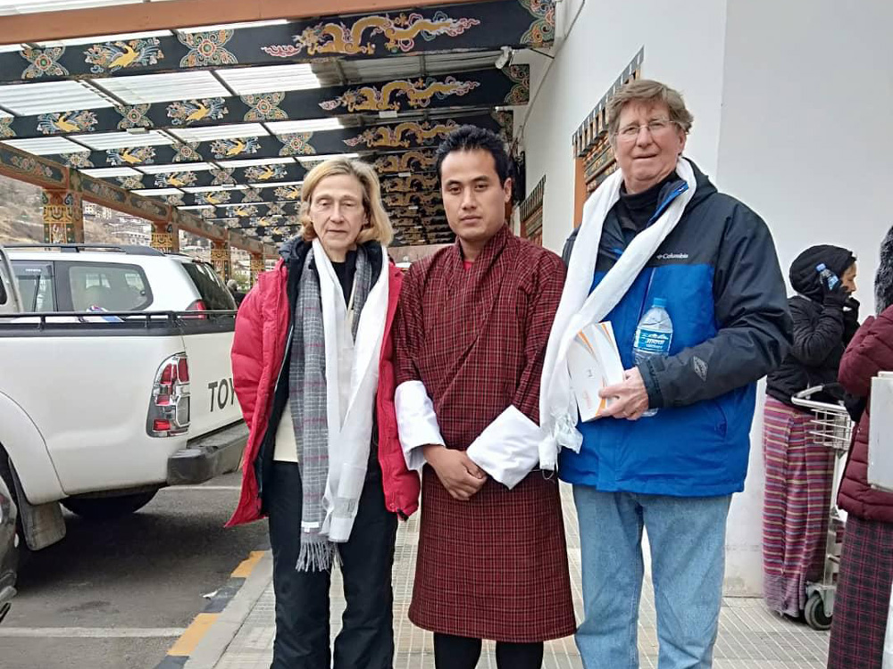 GUEST WITH GUIDE IN BHUTAN