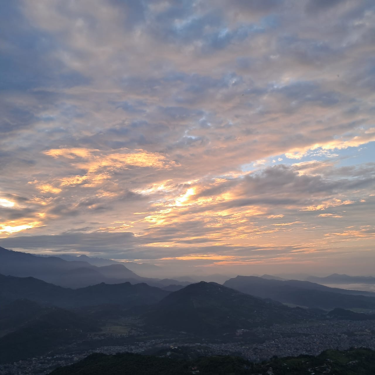 From Sarangkot-pokhara