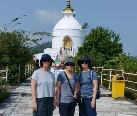 pokhara peace, stupa