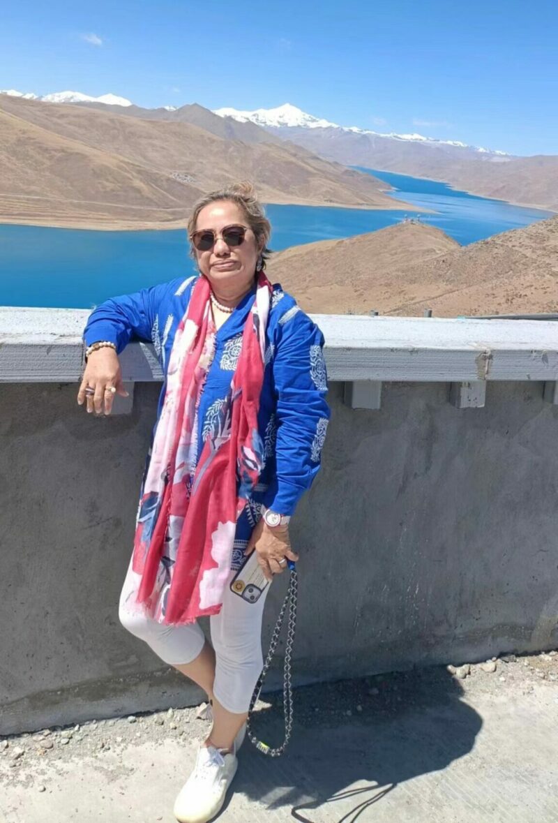 grace at yamdrok lake