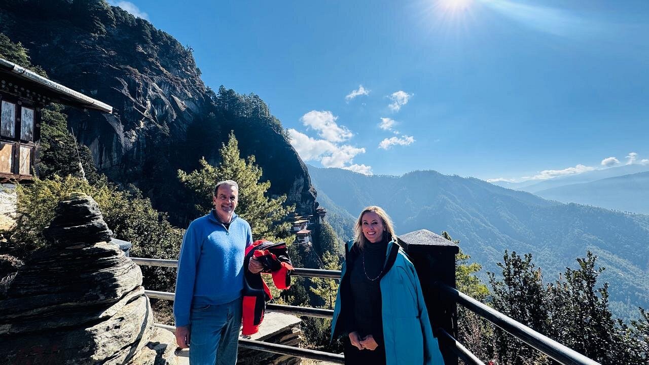 Bhutan Honeymoon Guide: Top Romantic Escapes & Travel Tips 13 Tigers nest view from cafeteria Manoel
