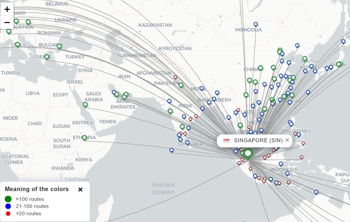 Best Travel Routes for a Multi-Country Trip Across South & Southeast Asia 17 flight routes from singapore